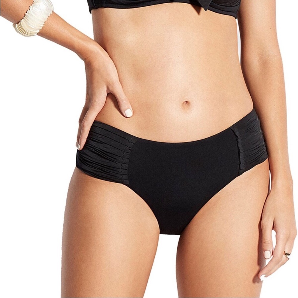 Seafolly Seafolly Pleated Retro Bikini Bottom